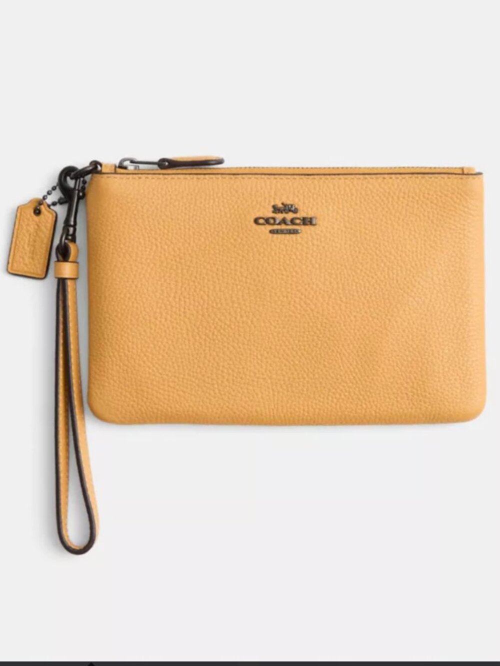 NWT Coach Women's Honeycomb Pebbled Leather Wristlet # 22952